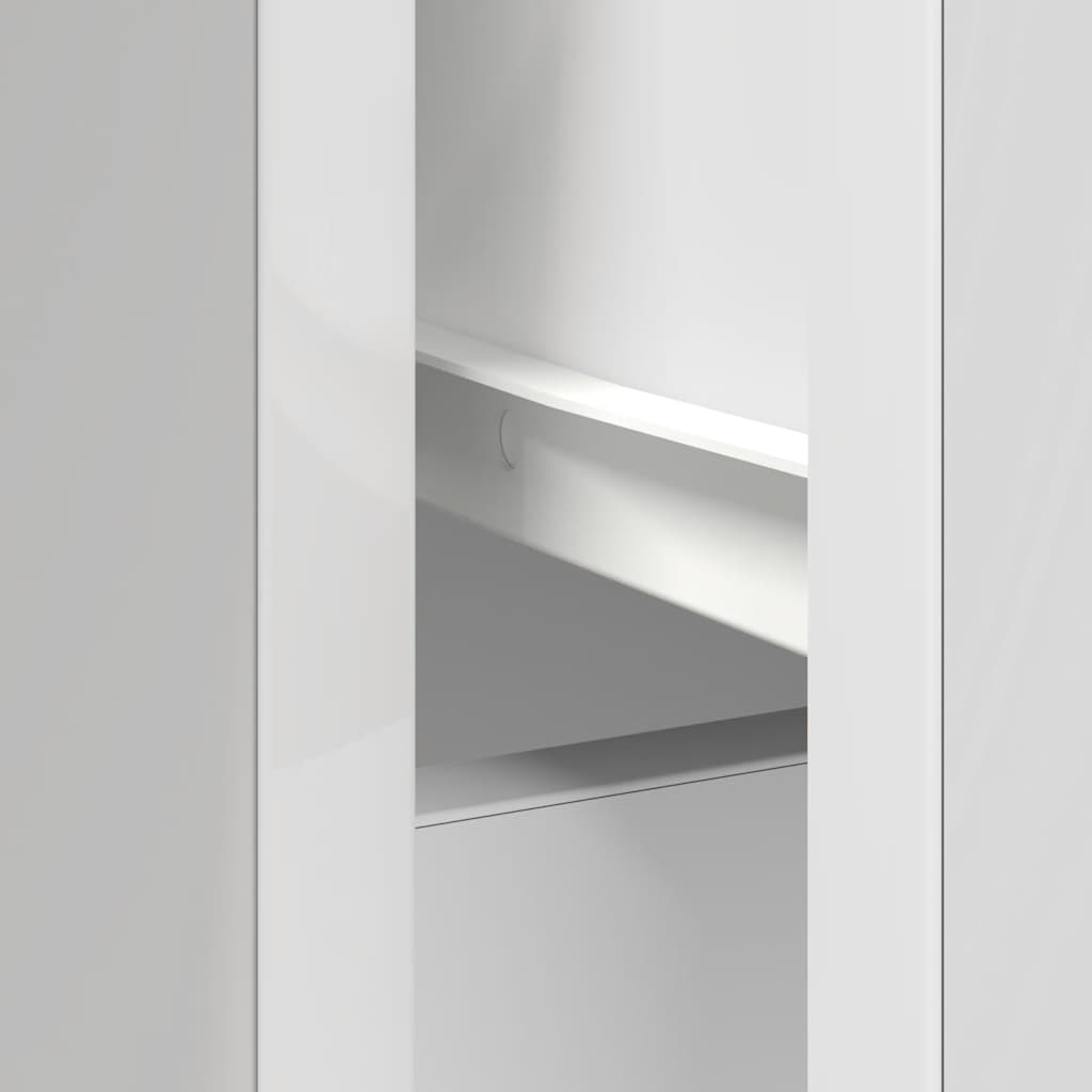 Dressoir met lade 101x35x76 cm spaanplaat wit