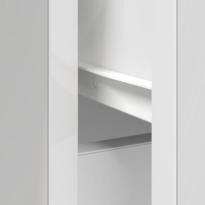 Dressoir met lade 101x35x76 cm spaanplaat wit