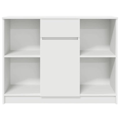 Dressoir met lade 101x35x76 cm spaanplaat wit