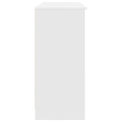 Dressoir met lade 101x35x76 cm spaanplaat wit