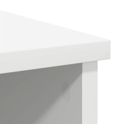 Dressoir met lade 101x35x76 cm spaanplaat wit