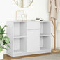 Dressoir met lade 101x35x76 cm spaanplaat wit