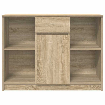 Dressoir met lade 101x35x76 cm spaanplaat sonoma eikenkleurig