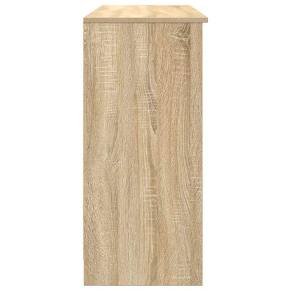 Dressoir met lade 101x35x76 cm spaanplaat sonoma eikenkleurig