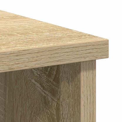 Dressoir met lade 101x35x76 cm spaanplaat sonoma eikenkleurig