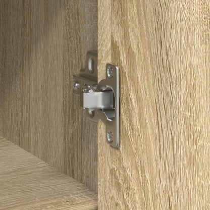 Dressoir met lade 101x35x76 cm spaanplaat sonoma eikenkleurig
