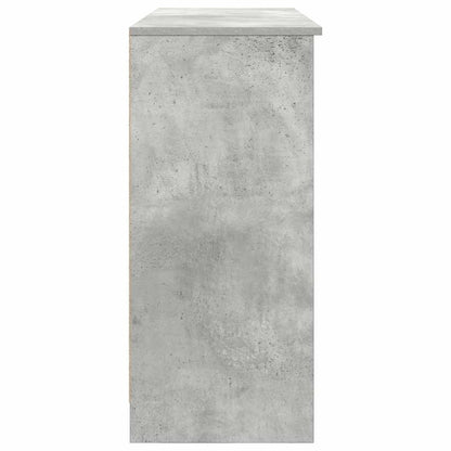 Dressoir met lade 101x35x76 cm spaanplaat betongrijs
