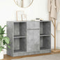 Dressoir met lade 101x35x76 cm spaanplaat betongrijs