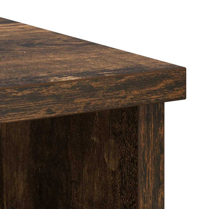 Dressoir met lade 101x35x76 cm spaanplaat gerookt eikenkleurig