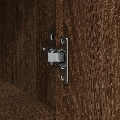 Dressoir met lade 101x35x76 cm spaanplaat bruin eikenkleurig