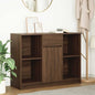Dressoir met lade 101x35x76 cm spaanplaat bruin eikenkleurig