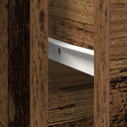 Dressoir met lade 101x35x76 cm spaanplaat oud hout