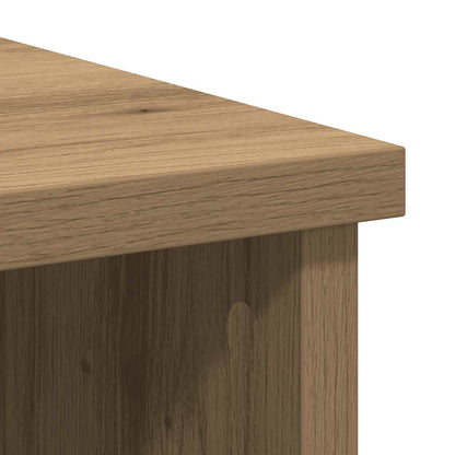 Dressoir lade 101x35x76 cm spaanplaat artisanaal eikenkleurig