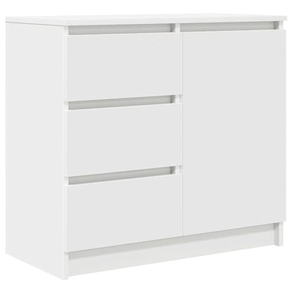 Dressoir met lade 71x35x65 cm spaanplaat wit