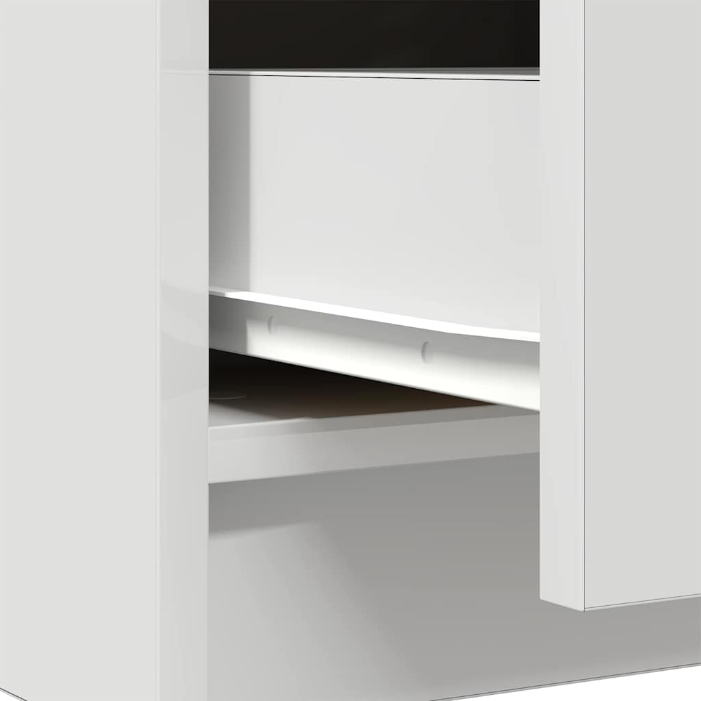 Dressoir met lade 71x35x65 cm spaanplaat wit