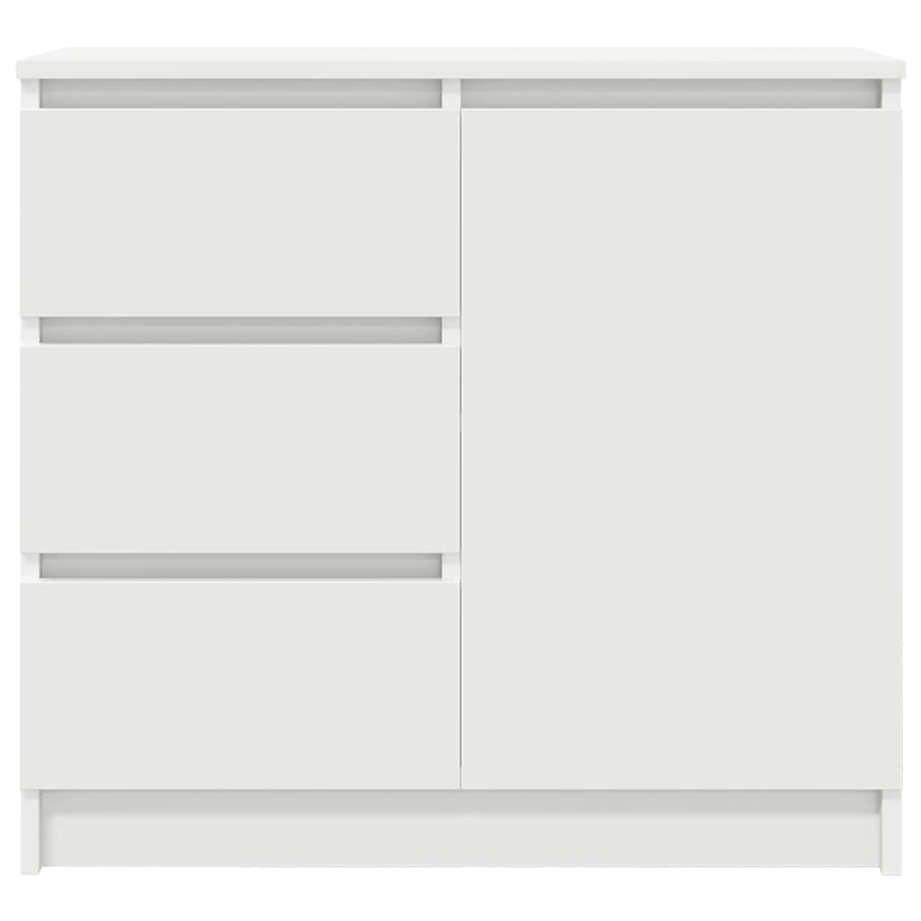 Dressoir met lade 71x35x65 cm spaanplaat wit