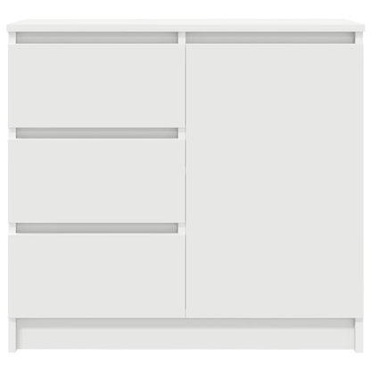 Dressoir met lade 71x35x65 cm spaanplaat wit