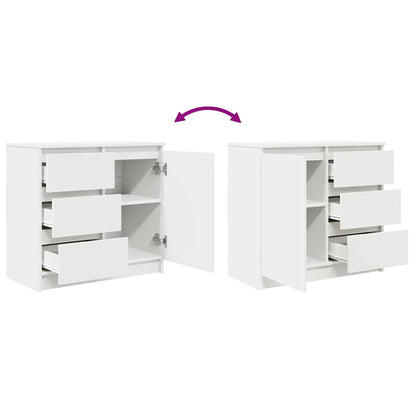 Dressoir met lade 71x35x65 cm spaanplaat wit