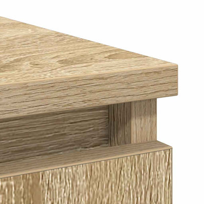 Dressoir met lade 71x35x65 cm spaanplaat sonoma eikenkleurig