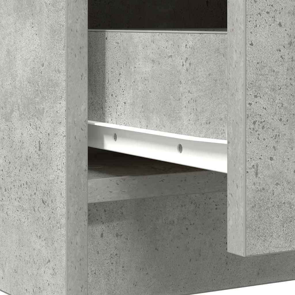 Dressoir met lade 71x35x65 cm spaanplaat betongrijs