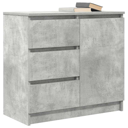 Dressoir met lade 71x35x65 cm spaanplaat betongrijs