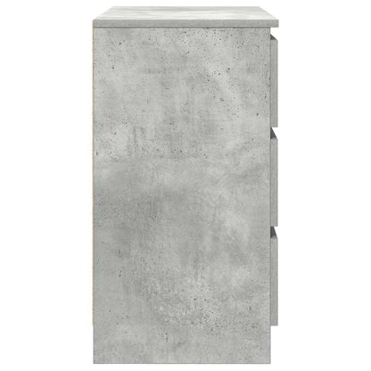 Dressoir met lade 71x35x65 cm spaanplaat betongrijs