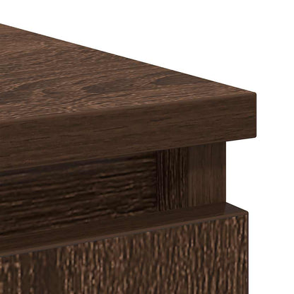 Dressoir met lade 71x35x65 cm spaanplaat bruin eikenkleurig