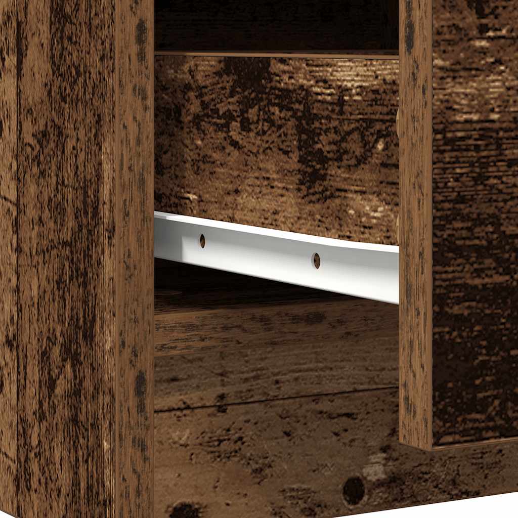 Dressoir met lade 71x35x65 cm spaanplaat oud hout