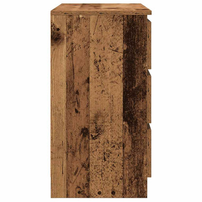 Dressoir met lade 71x35x65 cm spaanplaat oud hout