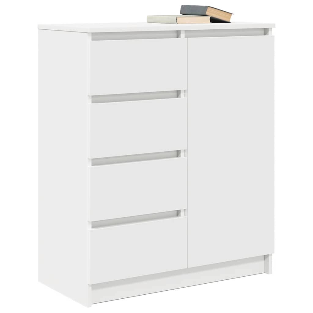 Dressoir met lades 71x35x84 cm spaanplaat wit