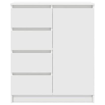 Dressoir met lades 71x35x84 cm spaanplaat wit
