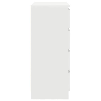 Dressoir met lades 71x35x84 cm spaanplaat wit