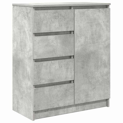Dressoir met lades 71x35x84 cm spaanplaat betongrijs