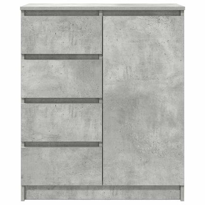 Dressoir met lades 71x35x84 cm spaanplaat betongrijs