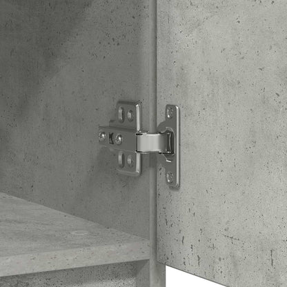 Dressoir met lades 71x35x84 cm spaanplaat betongrijs