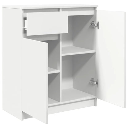 Dressoir met lade 71x35x84 cm spaanplaat wit