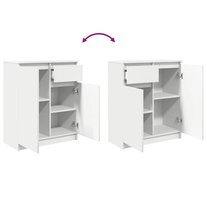Dressoir met lade 71x35x84 cm spaanplaat wit