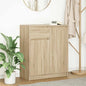 Dressoir met lade 71x35x84 cm spaanplaat sonoma eikenkleurig