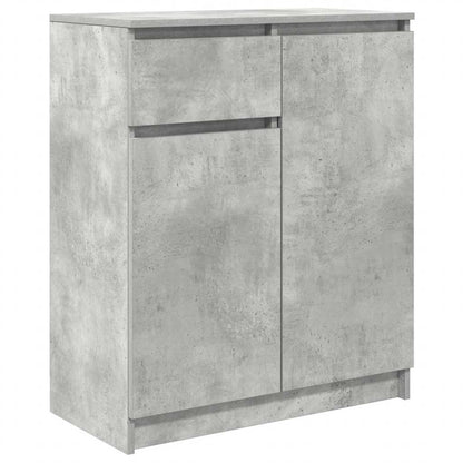 Dressoir met lade 71x35x84 cm spaanplaat betongrijs
