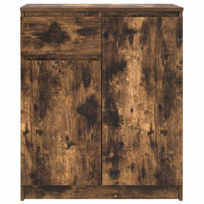 Dressoir met lade 71x35x84 cm spaanplaat gerookt eikenkleurig