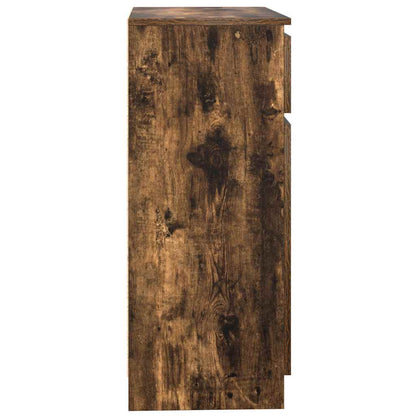 Dressoir met lade 71x35x84 cm spaanplaat gerookt eikenkleurig