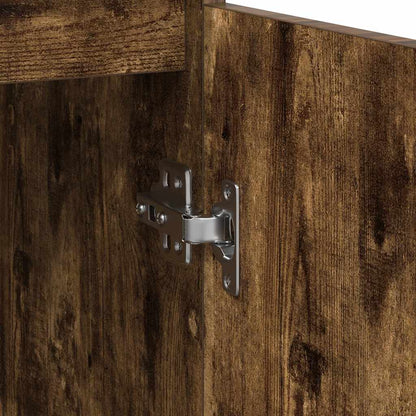 Dressoir met lade 71x35x84 cm spaanplaat gerookt eikenkleurig
