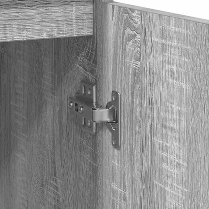 Dressoir met lade 71x35x84 cm spaanplaat grijs Sonoma