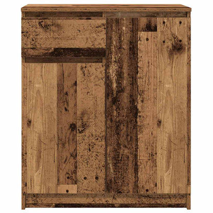 Dressoir met lade 71x35x84 cm spaanplaat oud hout
