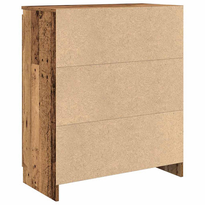 Dressoir met lade 71x35x84 cm spaanplaat oud hout