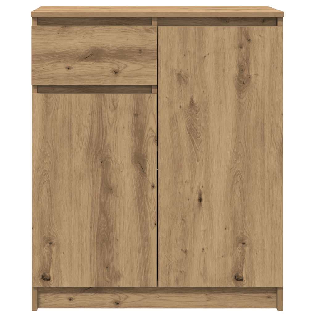 Dressoir lade 71x35x84 cm spaanplaat artisanaal eikenkleurig