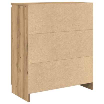 Dressoir lade 71x35x84 cm spaanplaat artisanaal eikenkleurig