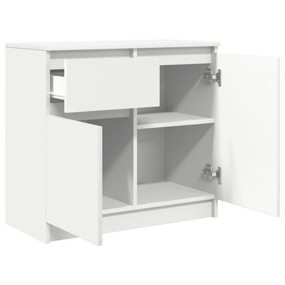 Dressoir met lade 71x35x65 cm spaanplaat wit