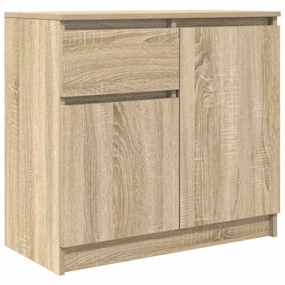 Dressoir met lade 71x35x65 cm spaanplaat sonoma eikenkleurig