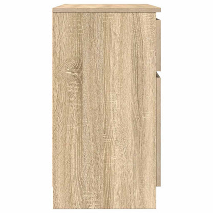 Dressoir met lade 71x35x65 cm spaanplaat sonoma eikenkleurig